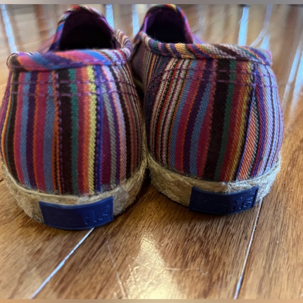 Keds Multi Stripe Slip On Espadrilles - Size 6.5 - Picture 5 of 7